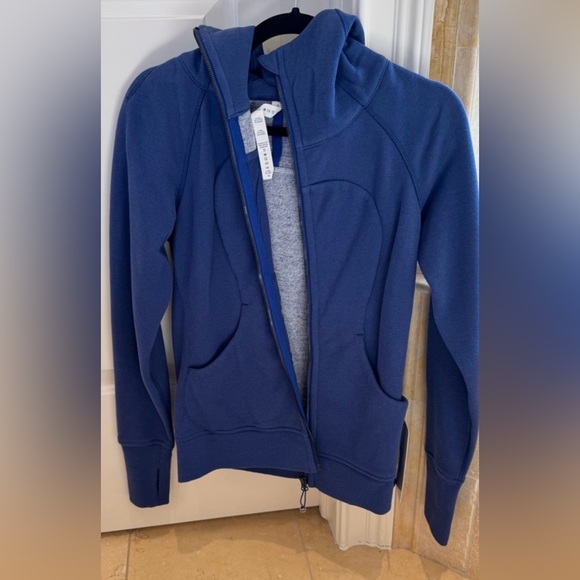 lululemon Blue Scuba Hoodies - Picture 1 of 2